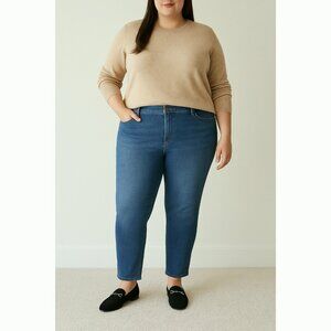 J. Jill Smooth-Fit Jegging Jeans Women’s 24 Blue Elevated Casual High Rise 44x30